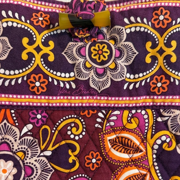 Elegant Vera Bradley Safari Sunset Shoulder Tote Bag, EUC - Picture 2 of 6